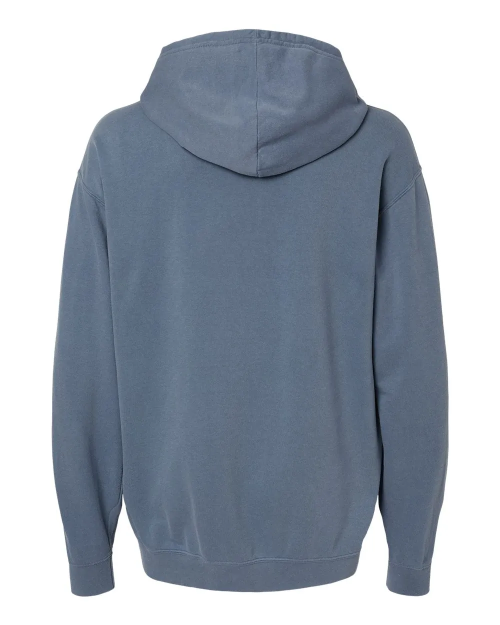 Lightweight Fleece Hooded Sweatshirt Blue Jean