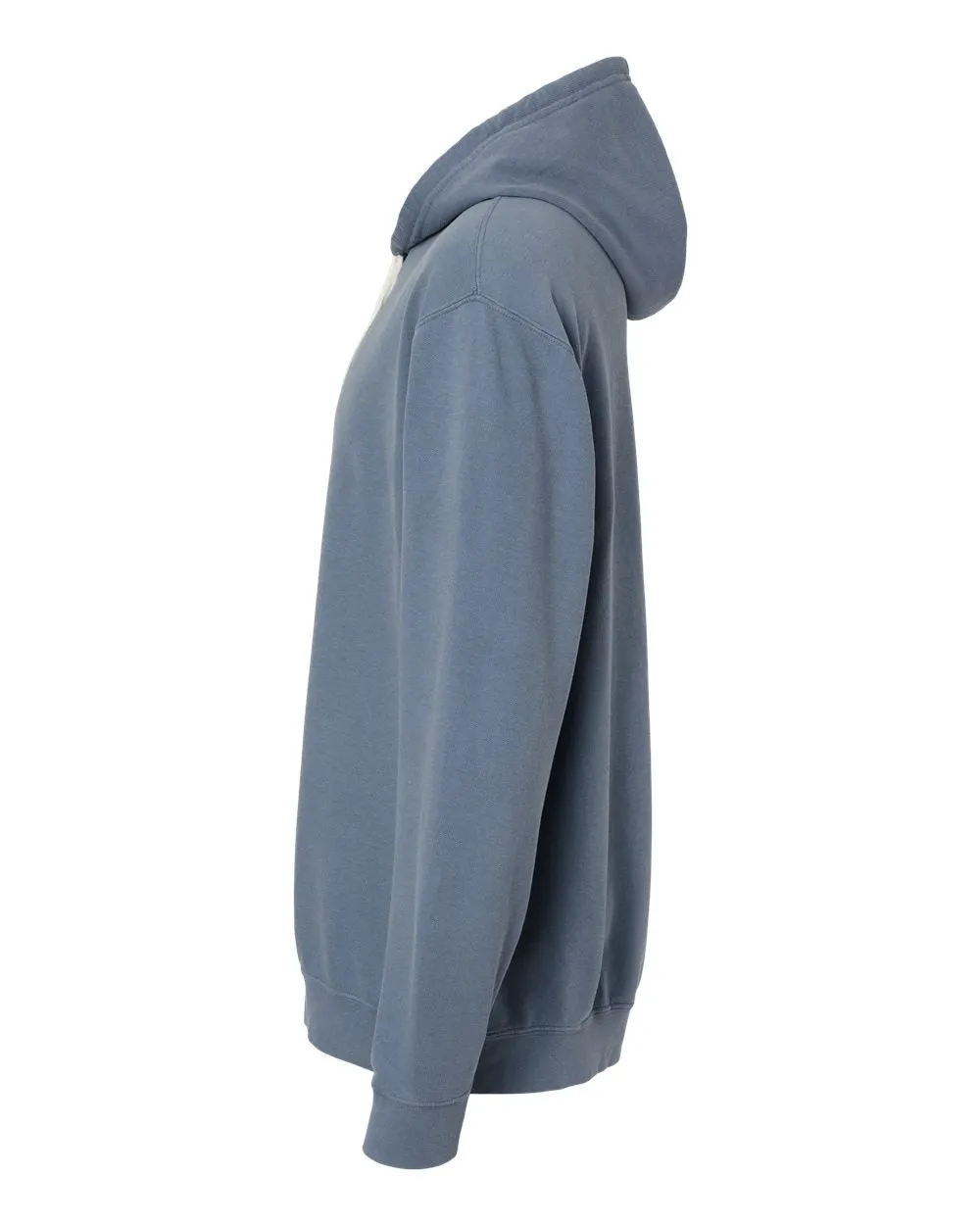 Lightweight Fleece Hooded Sweatshirt Blue Jean