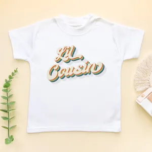 Lil Cousin Rainbow Retro Style T Shirt
