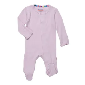 LILAC SNOW WAFFLE MODAL MAGNETIC FOOTIE