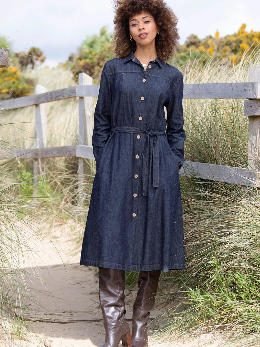 Lillington denim dress