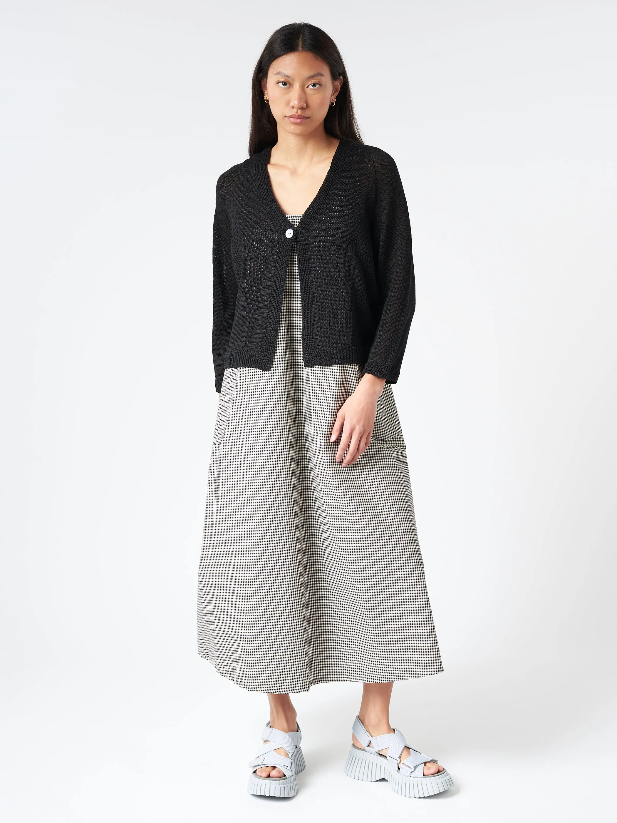 Linen Knit Cardigan