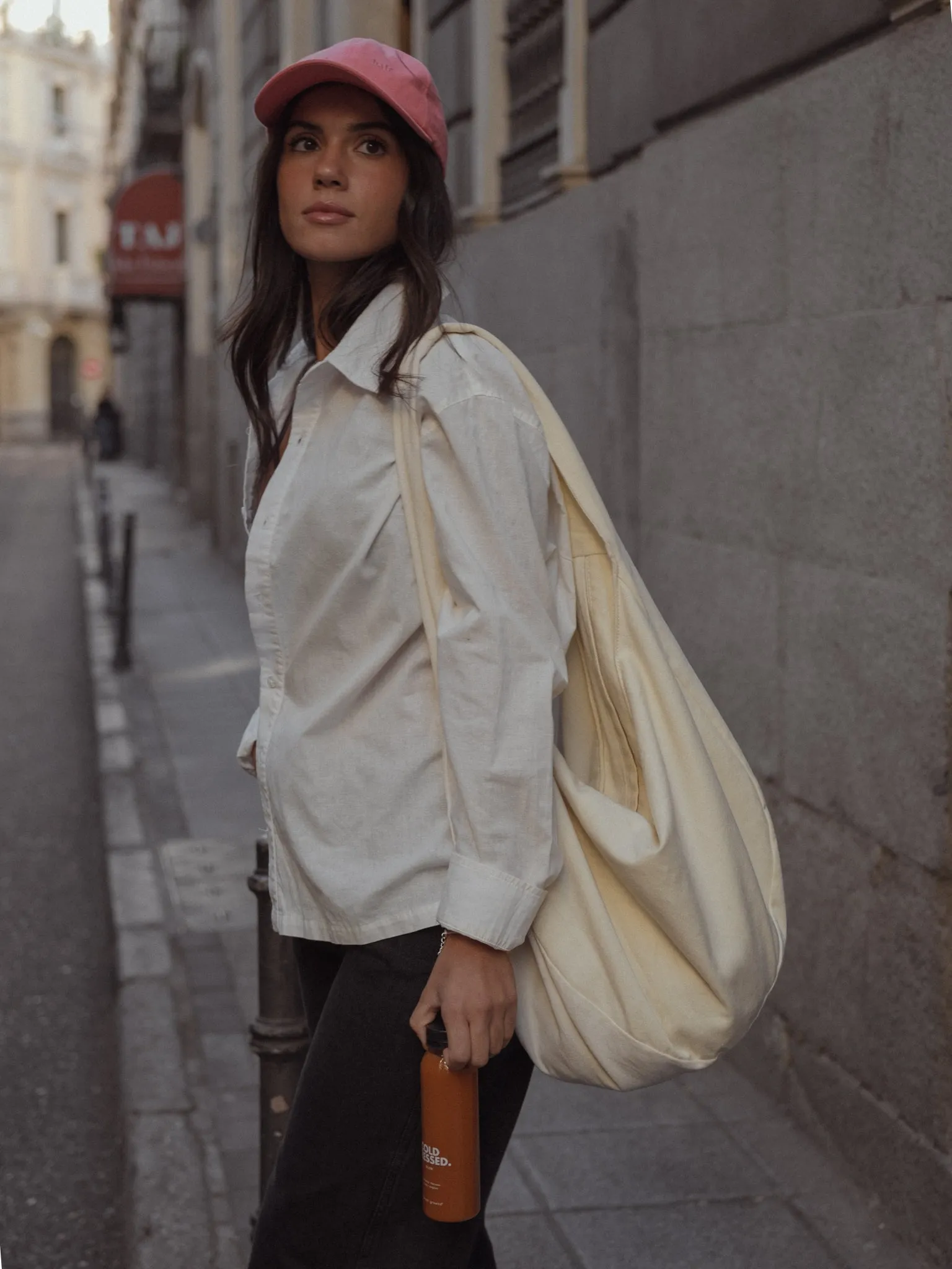 LINEN SHIRT LONG SLEEVE - CREAMY
