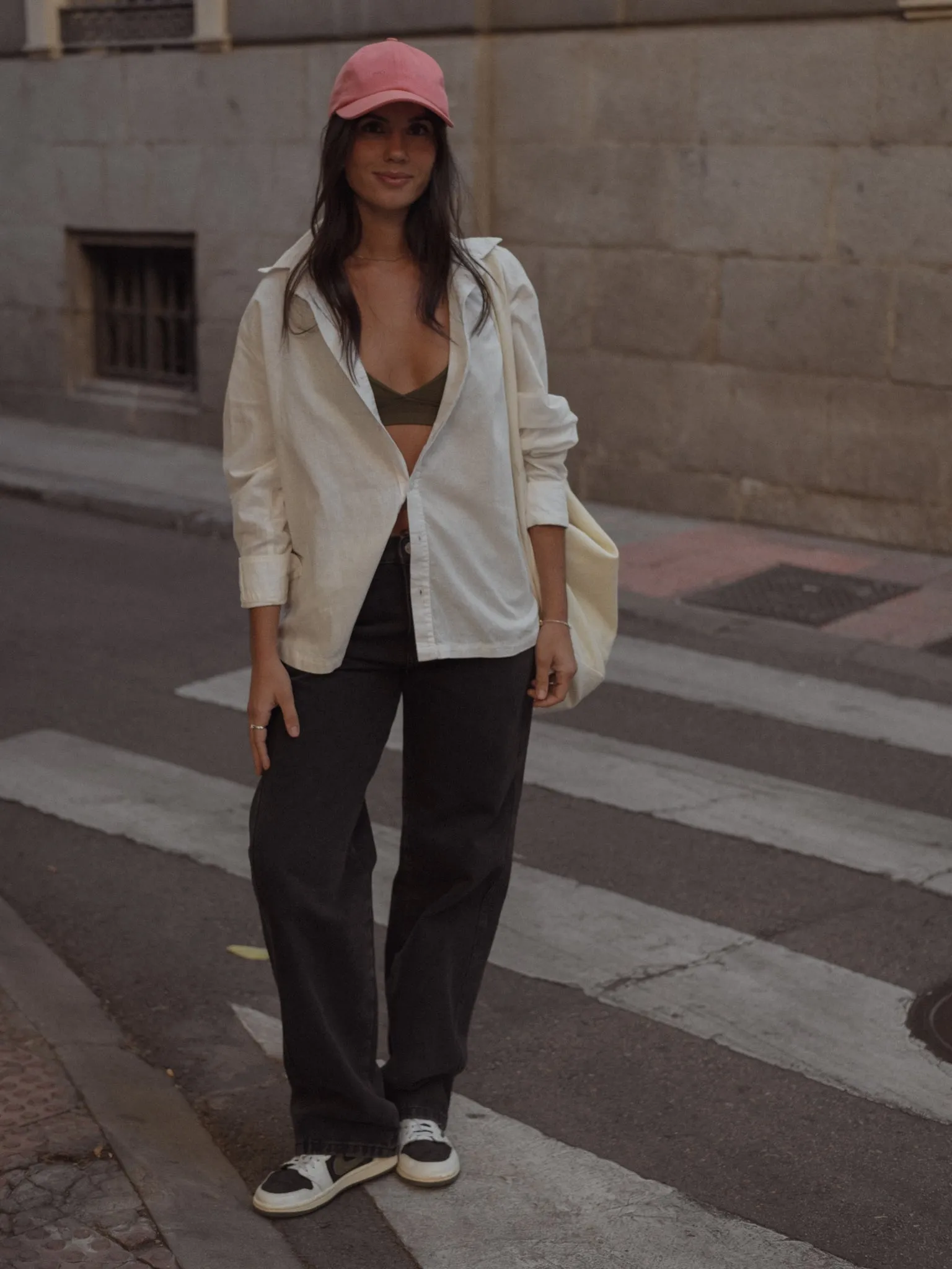 LINEN SHIRT LONG SLEEVE - CREAMY
