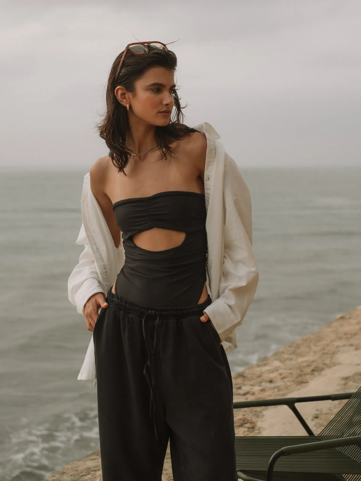 LINEN SHIRT LONG SLEEVE - CREAMY