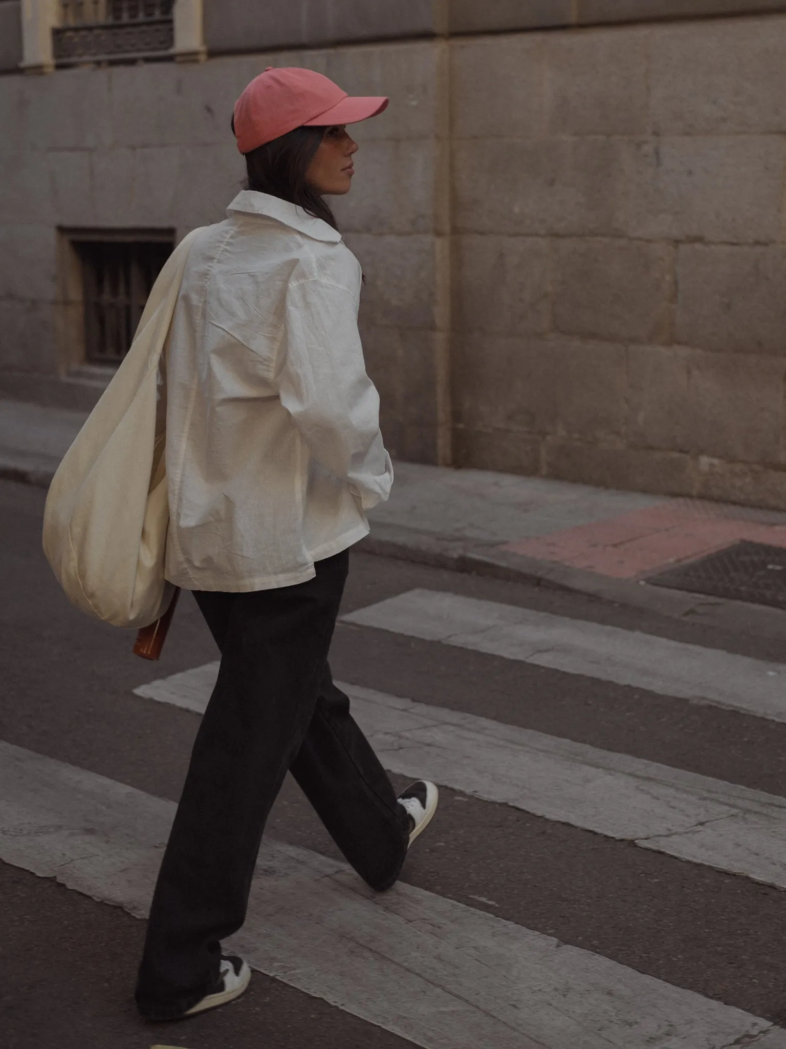 LINEN SHIRT LONG SLEEVE - CREAMY