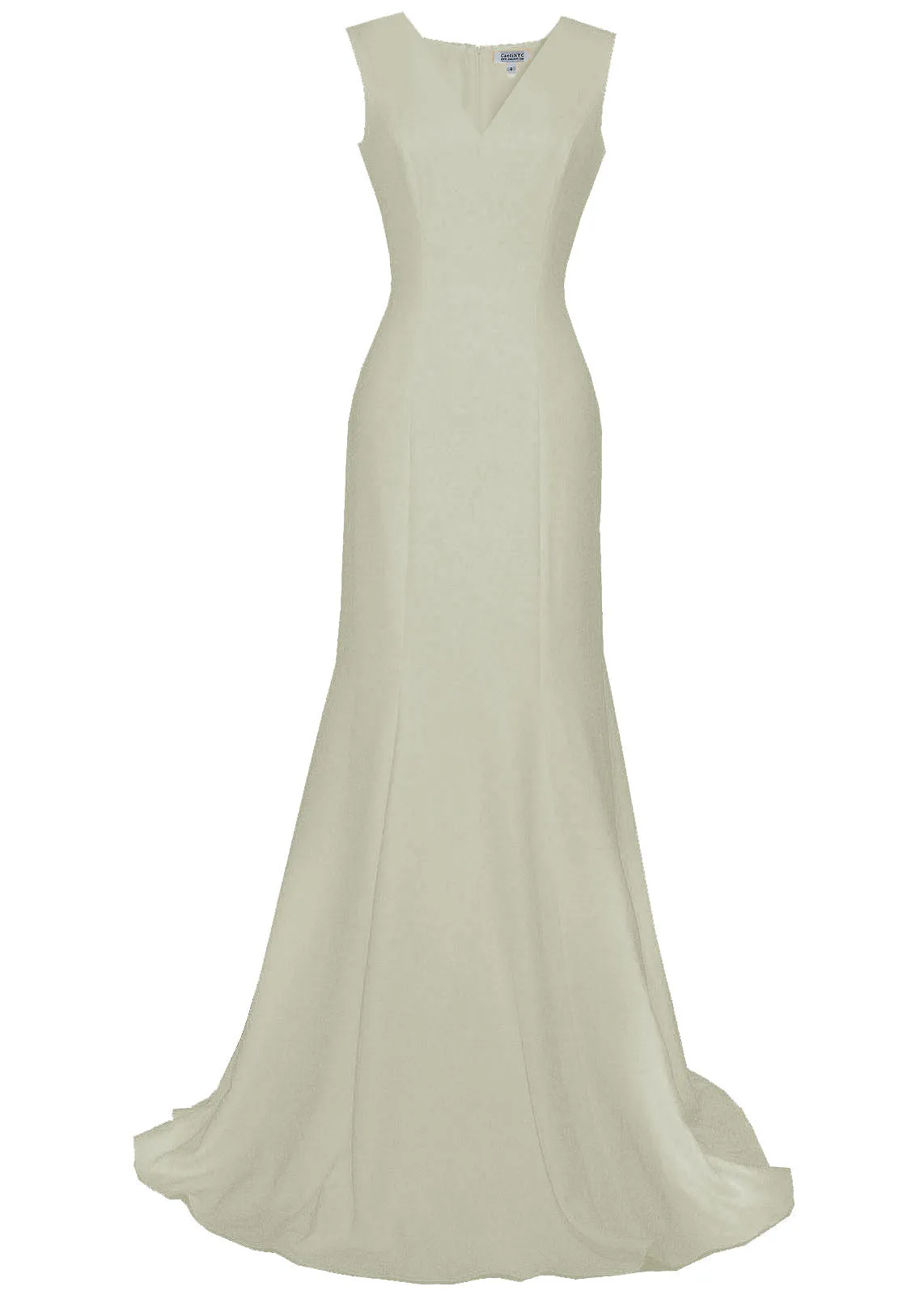 Lisbon V-Neck Minimalist Couture Gown- More colors