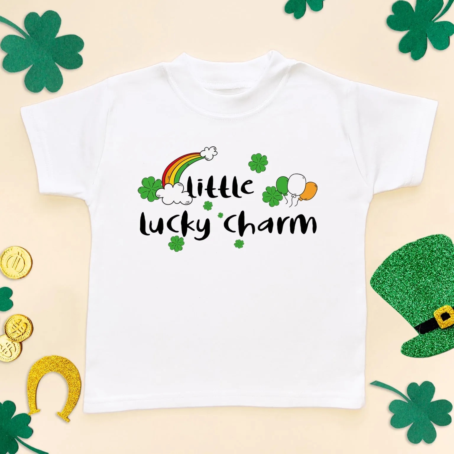 Little Lucky Charm St Patrick's Day Toddler T Shirt