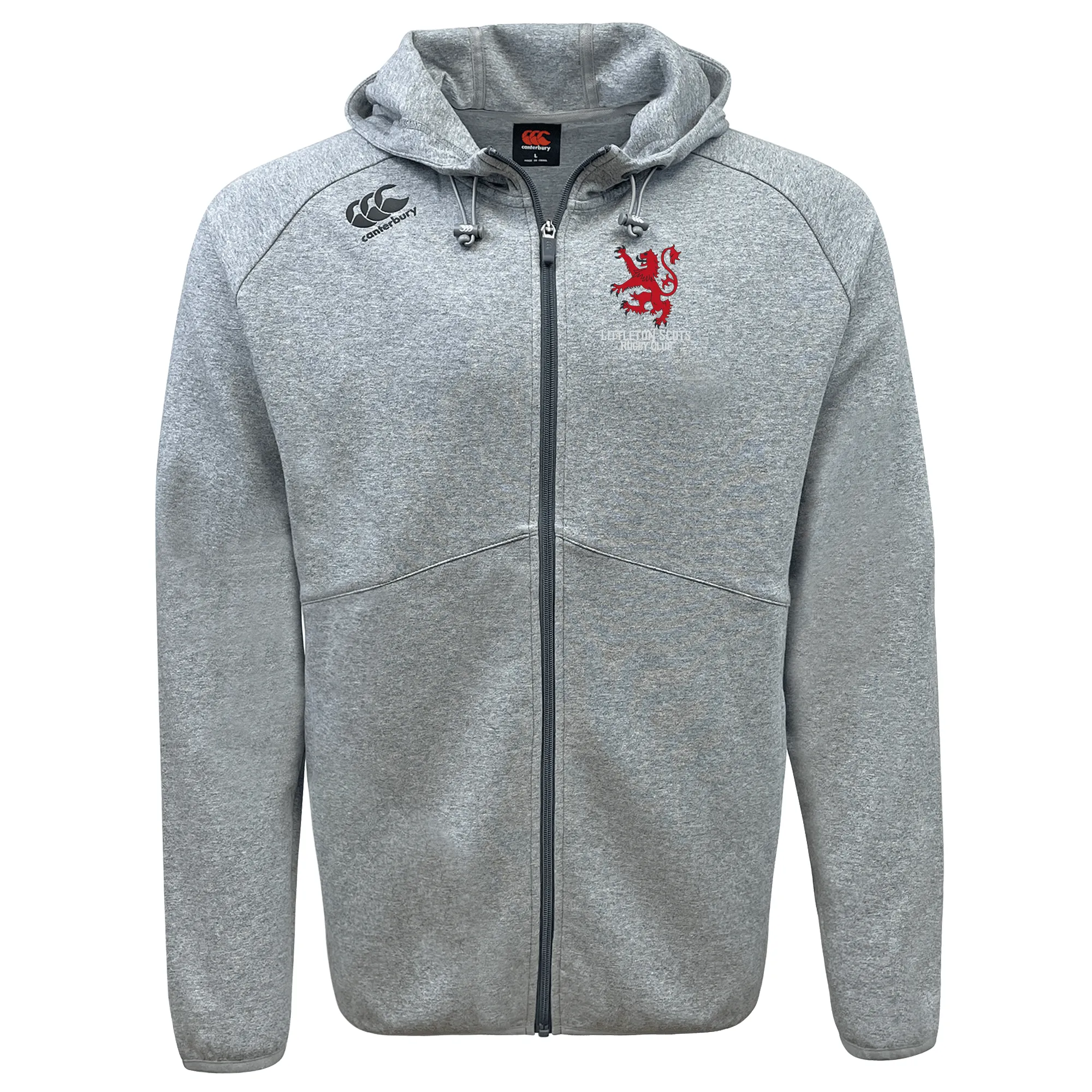 Littleton Scots Rugby Tempo Vapodri Full-Zip Hoodie by Canterbury