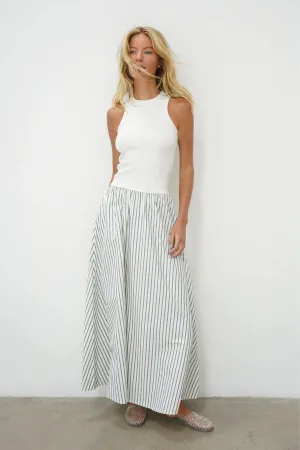 LNA | Hart Dress - Grey Stripe