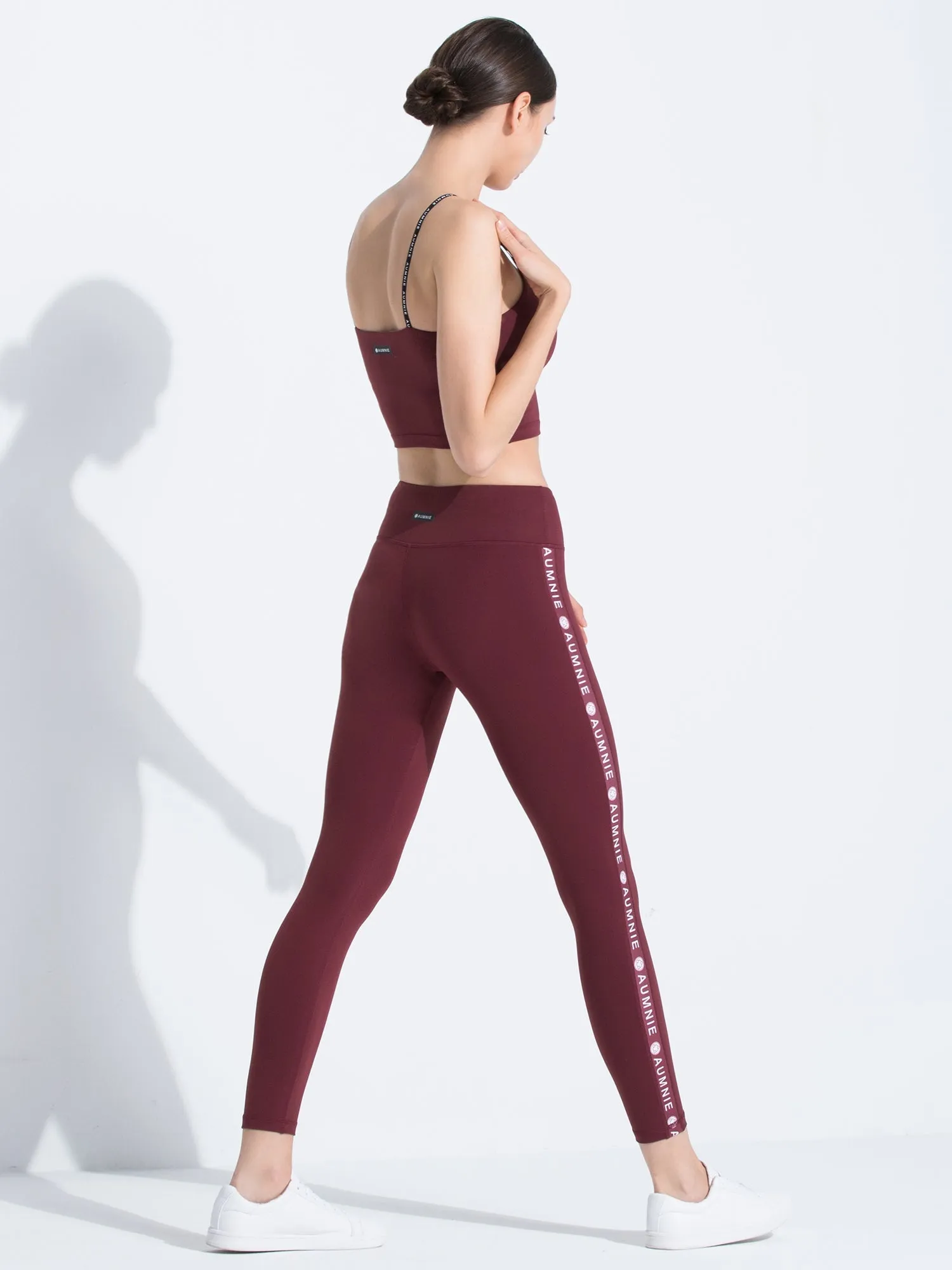 LOGO PANTS, BORDEAUX