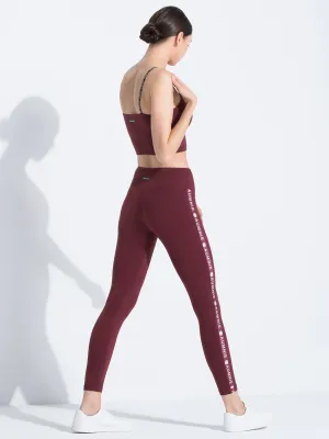 LOGO PANTS, BORDEAUX