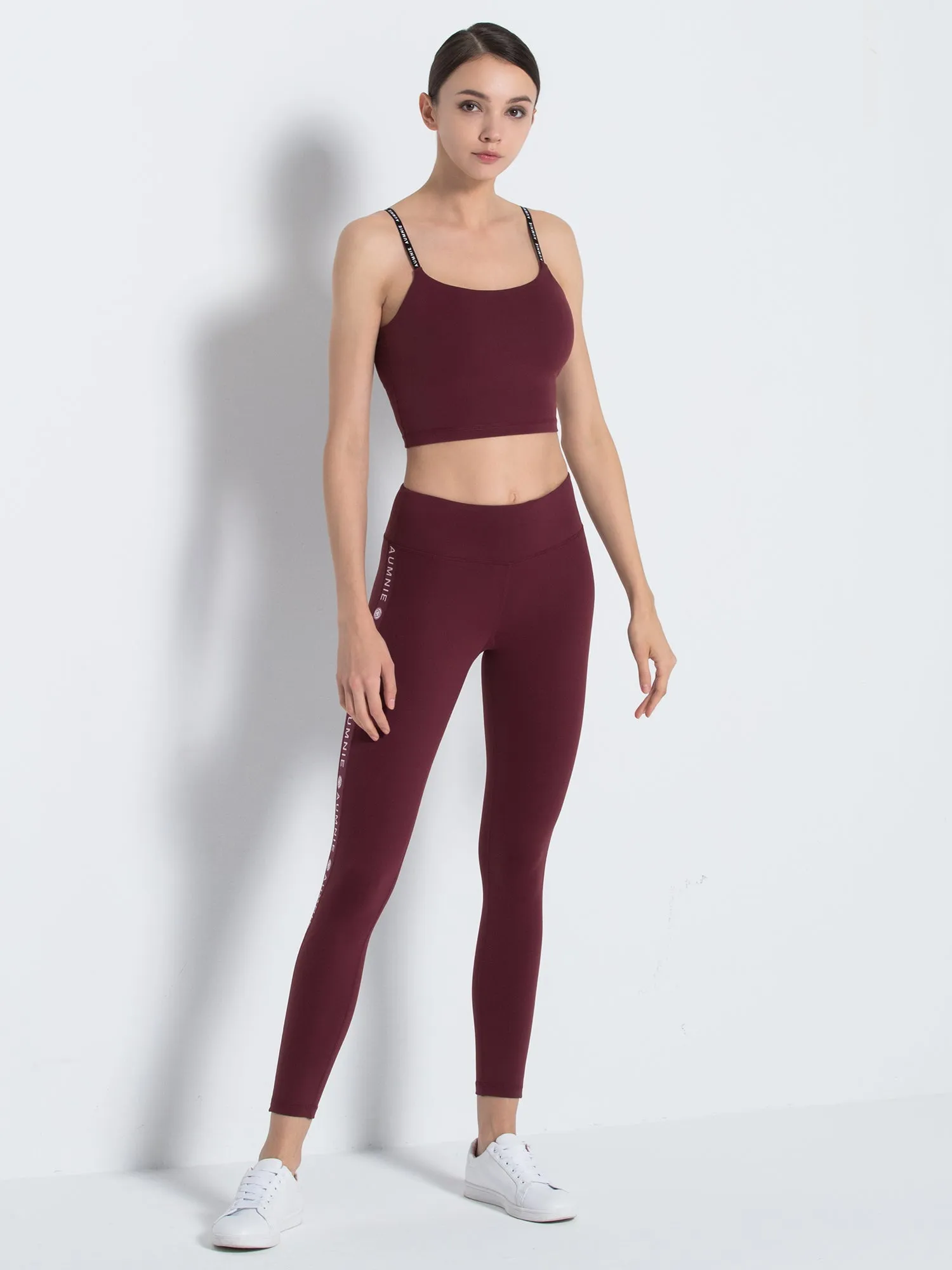 LOGO PANTS, BORDEAUX