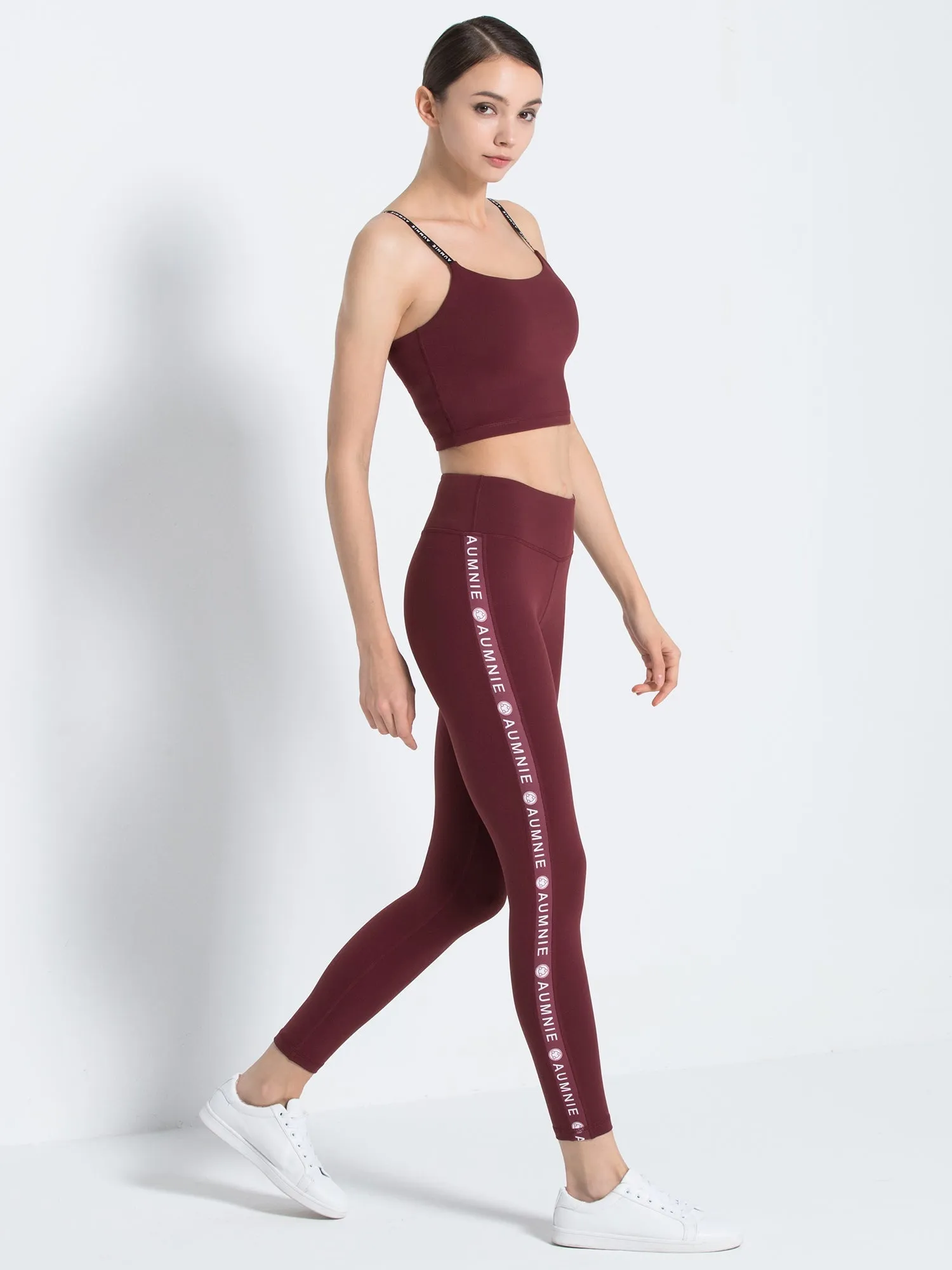 LOGO PANTS, BORDEAUX