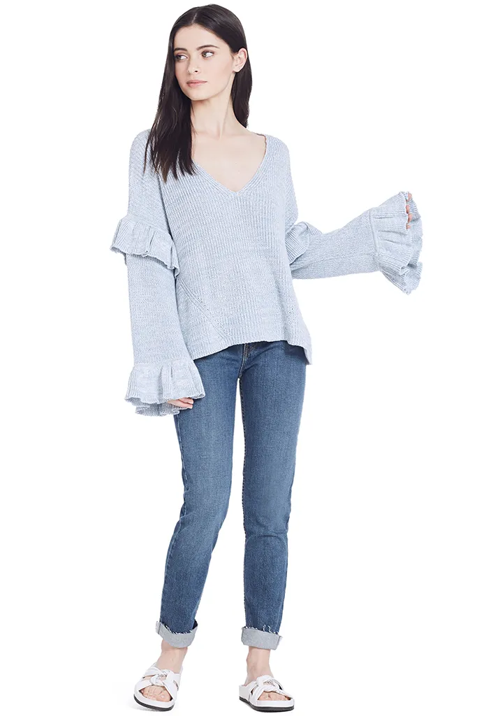 Lola Ruffle Sweater