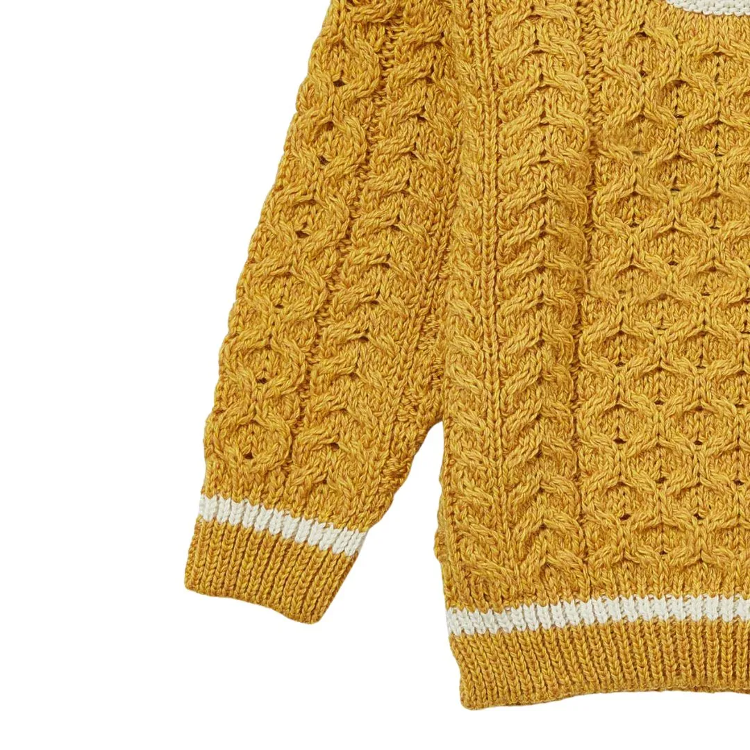 London Days Merino Children's Cardigan - Sunshine