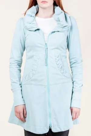 Long Cloak Hoodie in Robins Egg