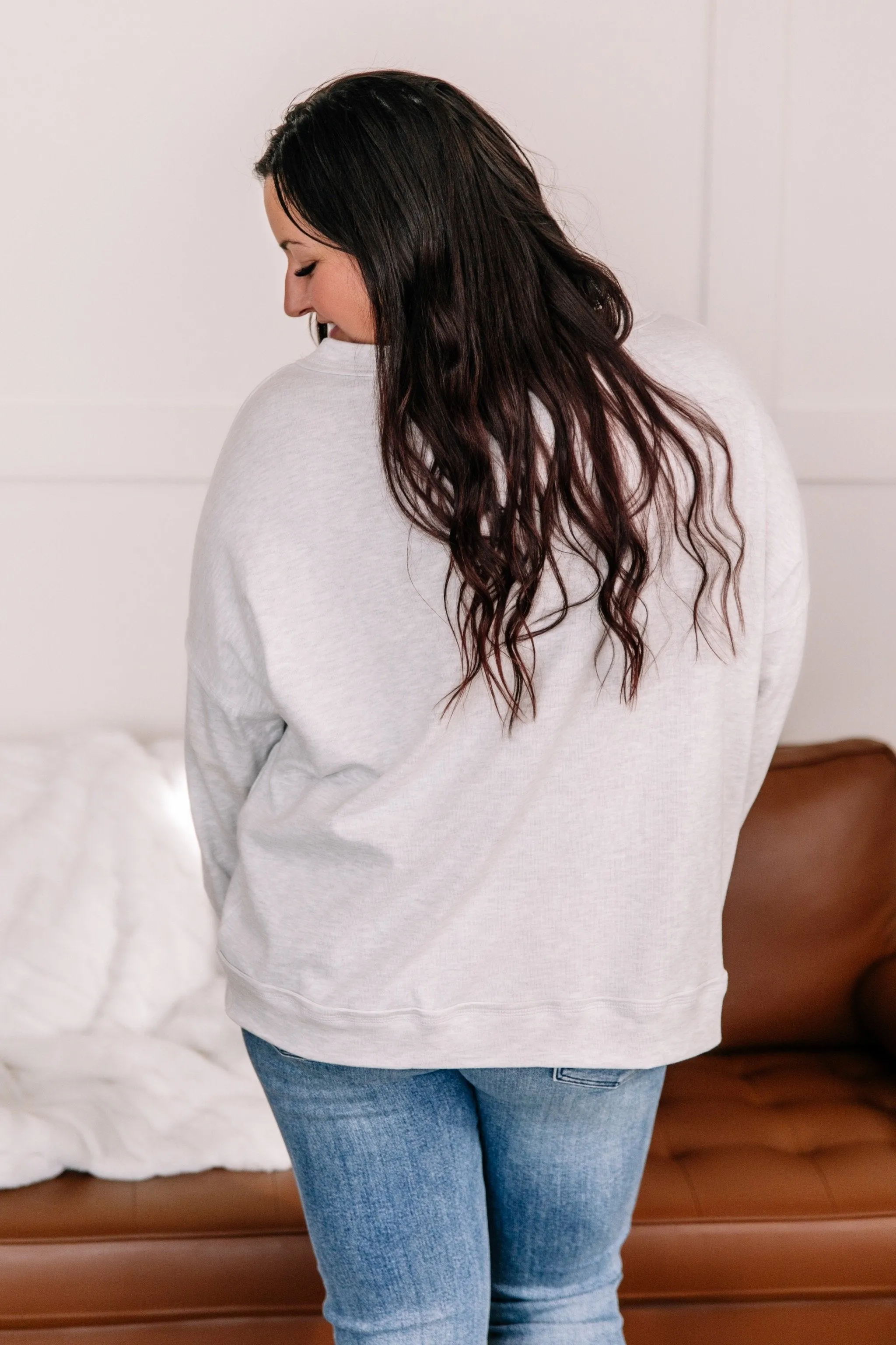 Long Story Short Fleece Henley Top