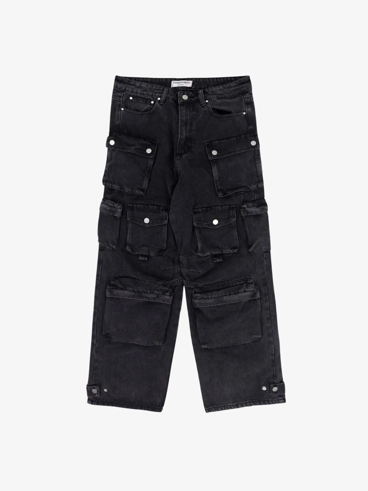LOOSE FIT OCTA-POCKET CARGO JEANS