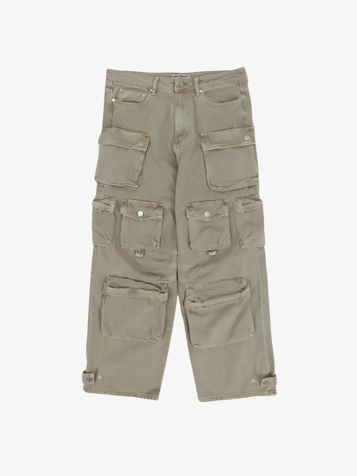 LOOSE FIT OCTA-POCKET CARGO JEANS