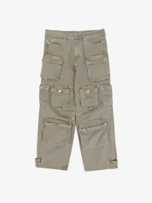 LOOSE FIT OCTA-POCKET CARGO JEANS