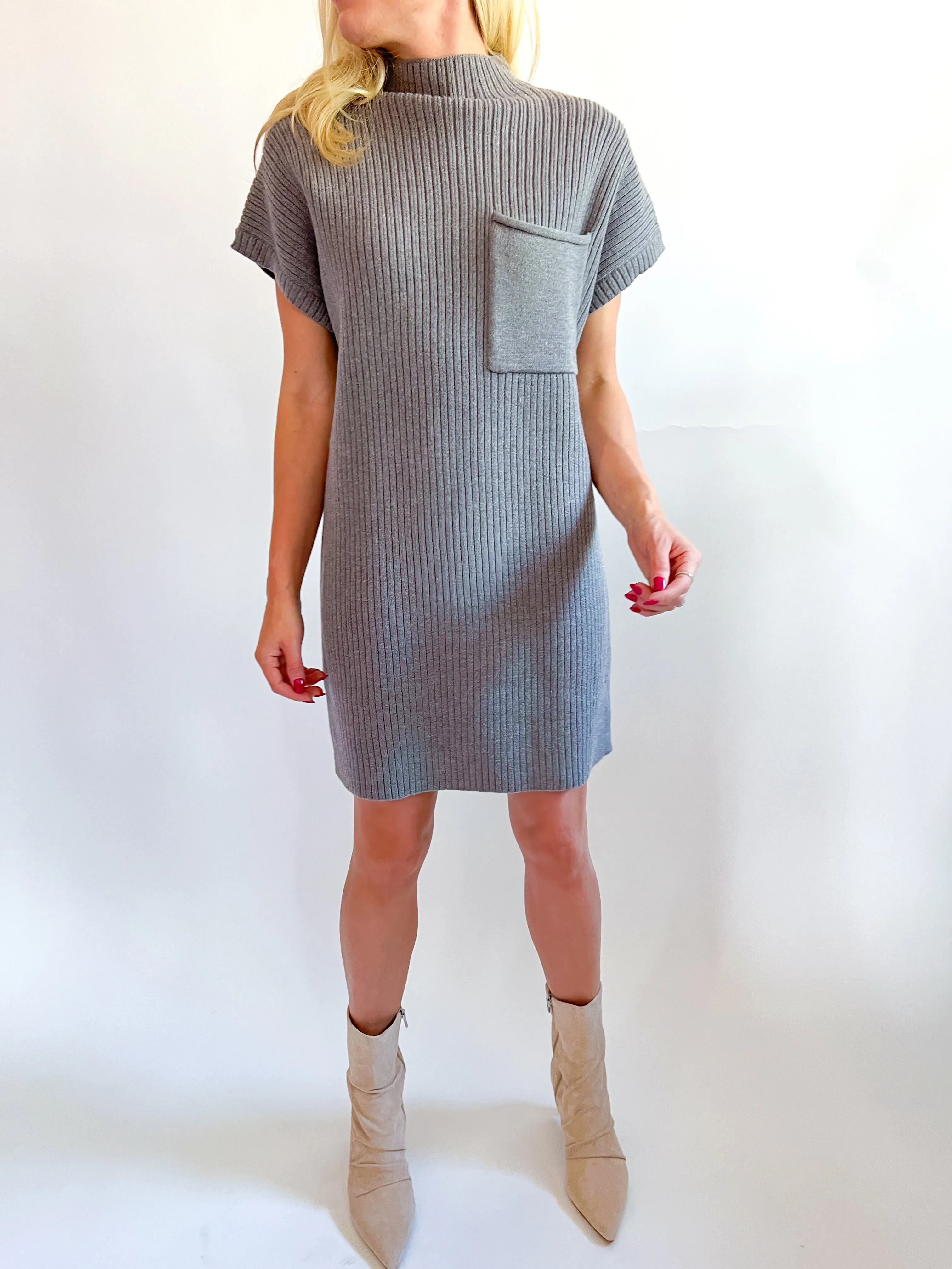 Lora Rib Sweater Mini Dress