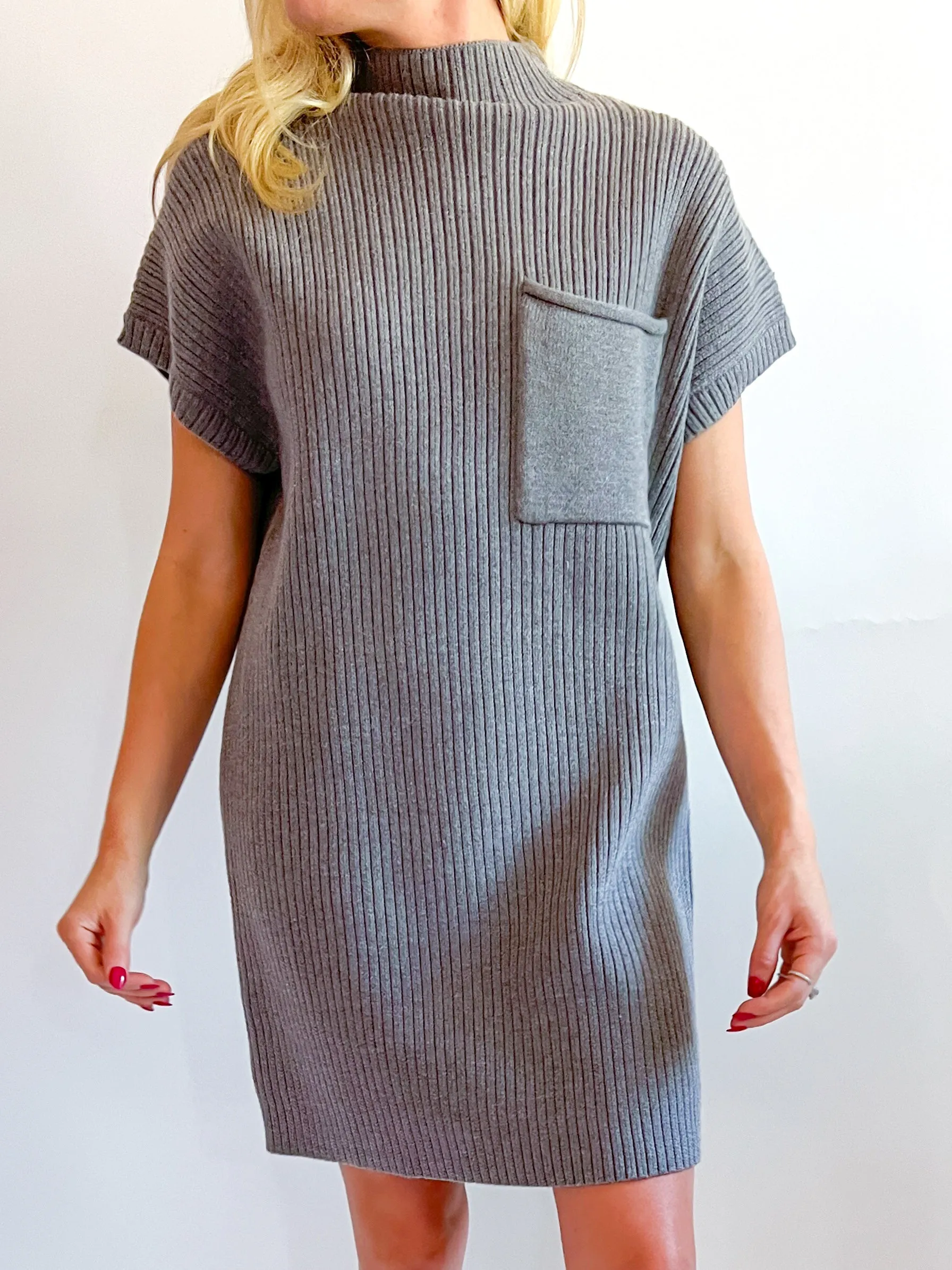 Lora Rib Sweater Mini Dress