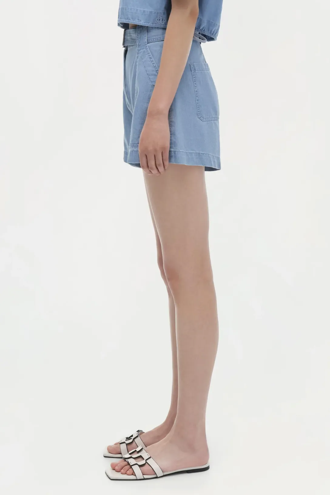 Lourie Belted Shorts | Stratus