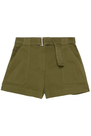 Lourie Cotton Short | Army Green