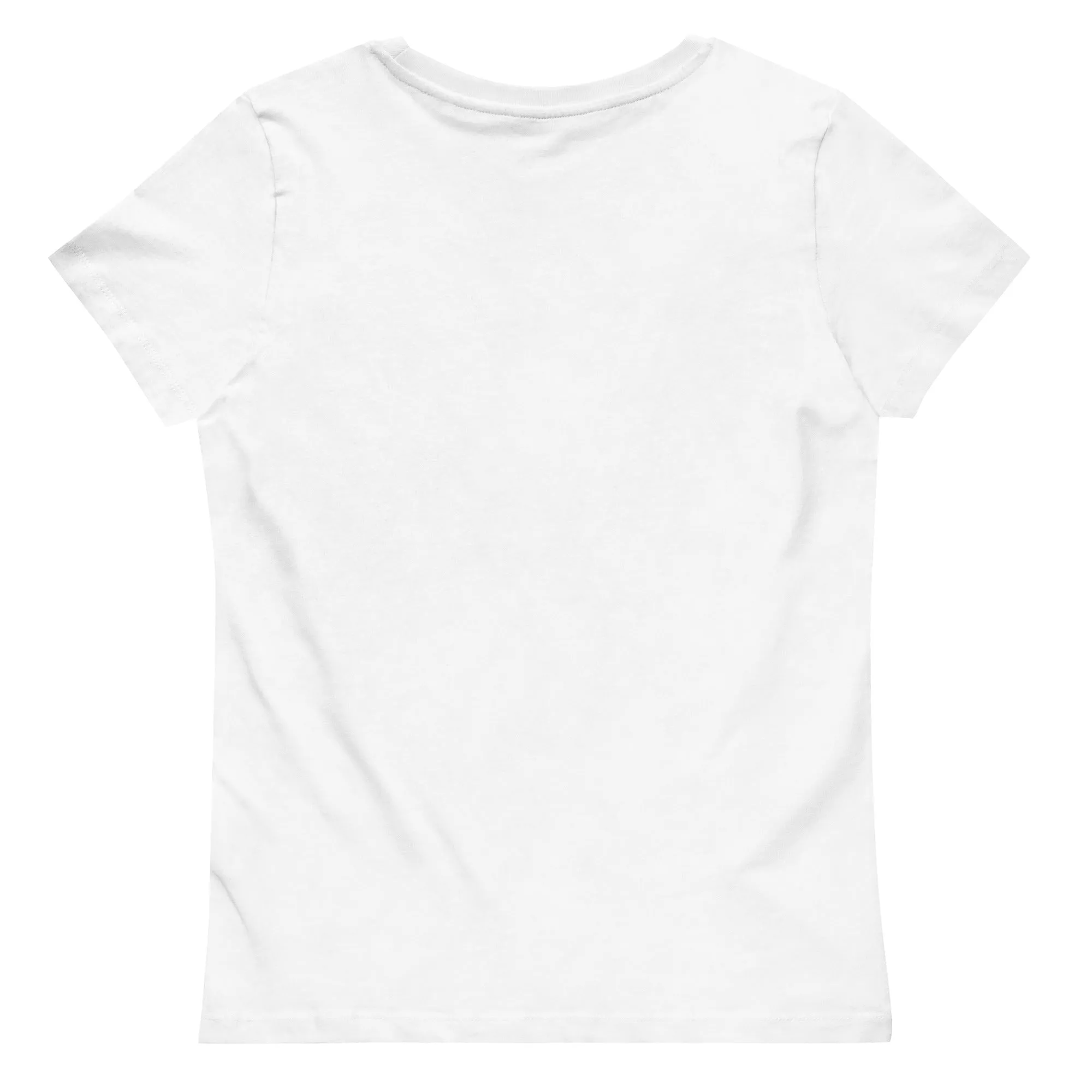 Love Stripes Bright - Women's Fitted Eco Tee