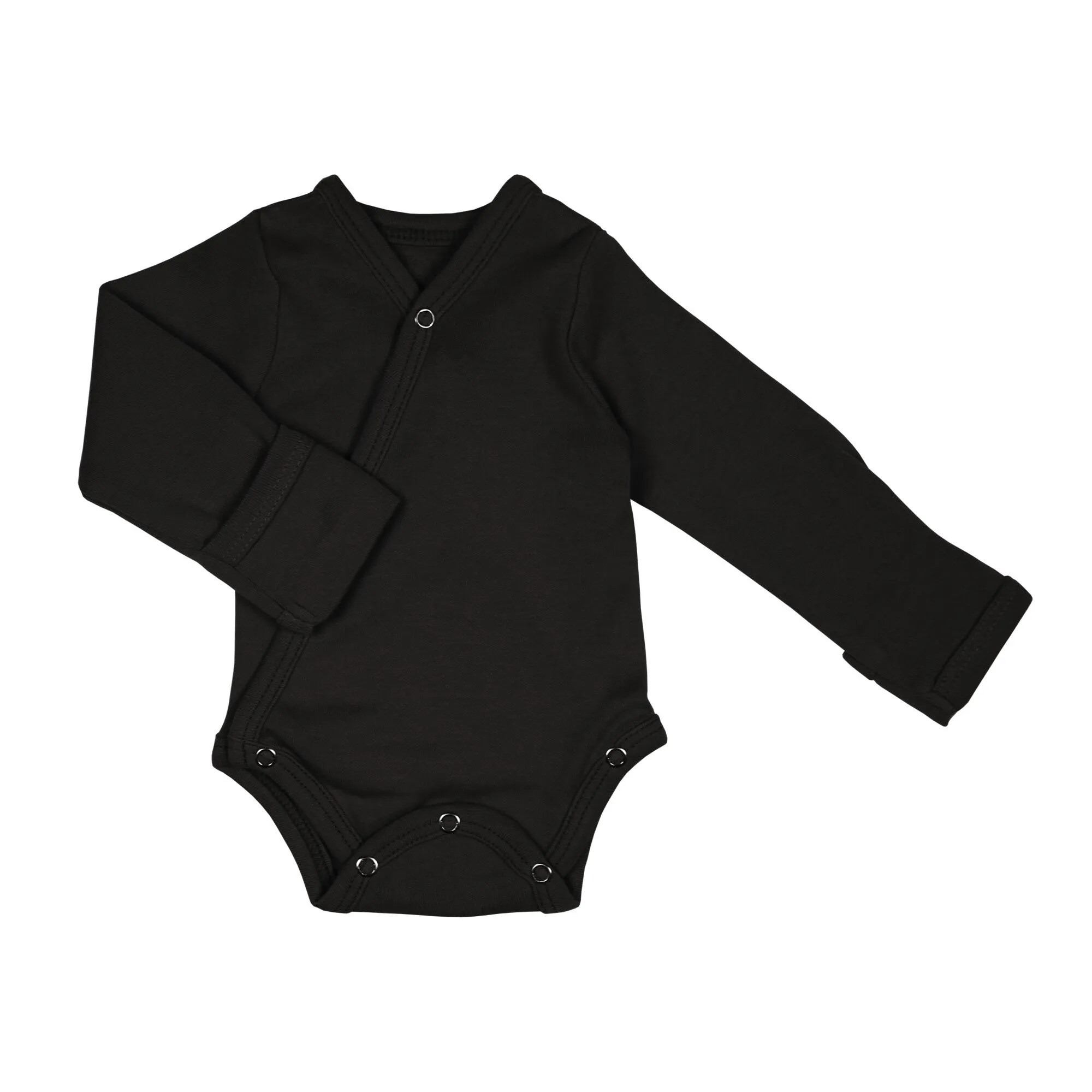 Lovedbaby - Kimono Bodysuit - Black