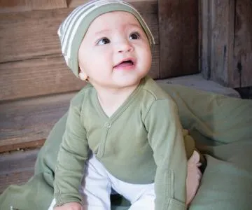Lovedbaby - Kimono L/S Bodysuit - Sage