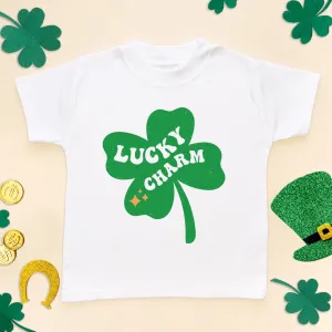 Lucky Charm Clover St Patrick's Day Toddler T Shirt