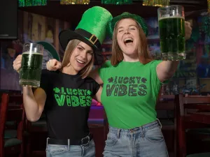 Lucky Vibes St Patricks Day T-shirt