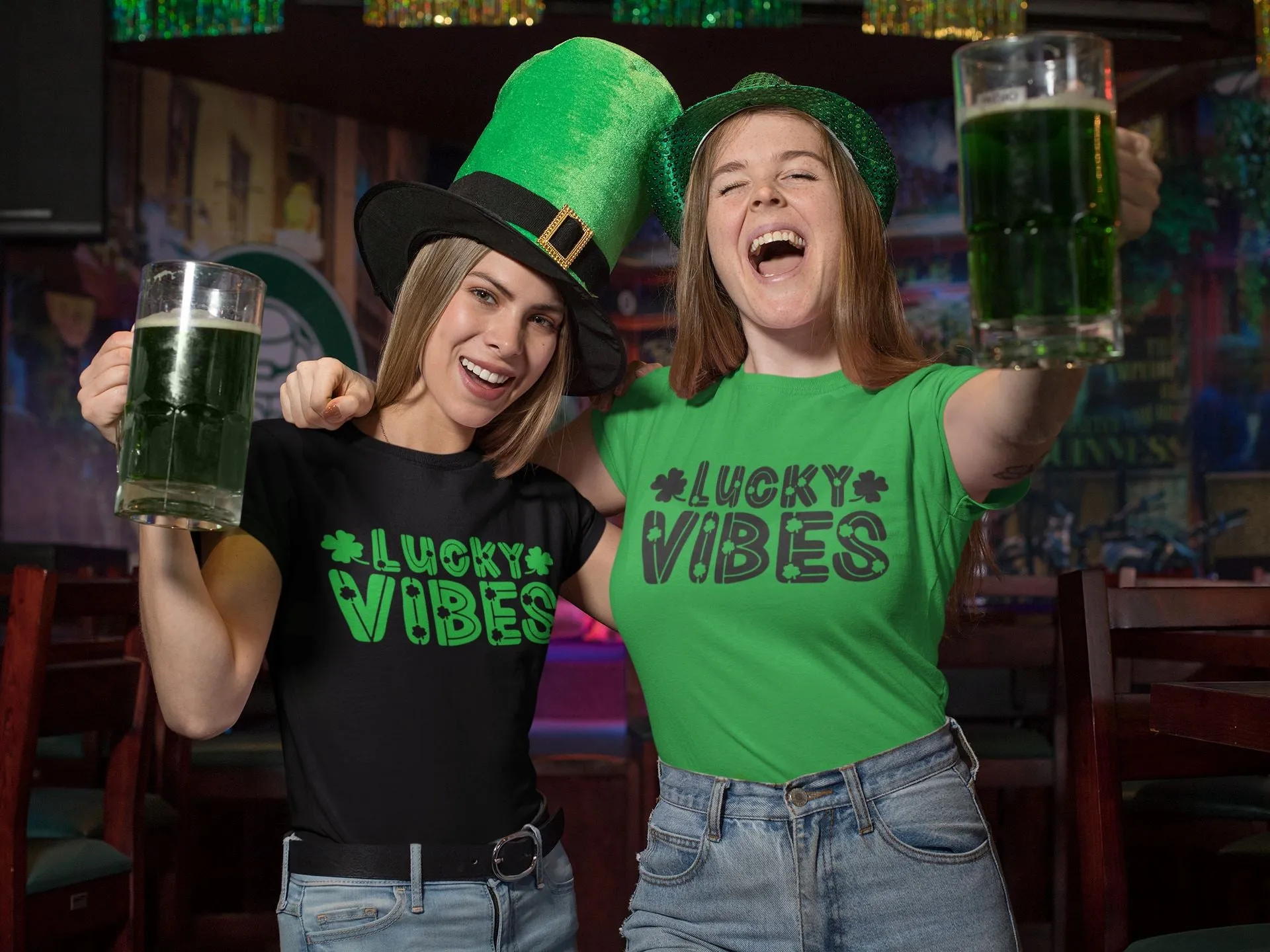Lucky Vibes St Patricks Day T-shirt