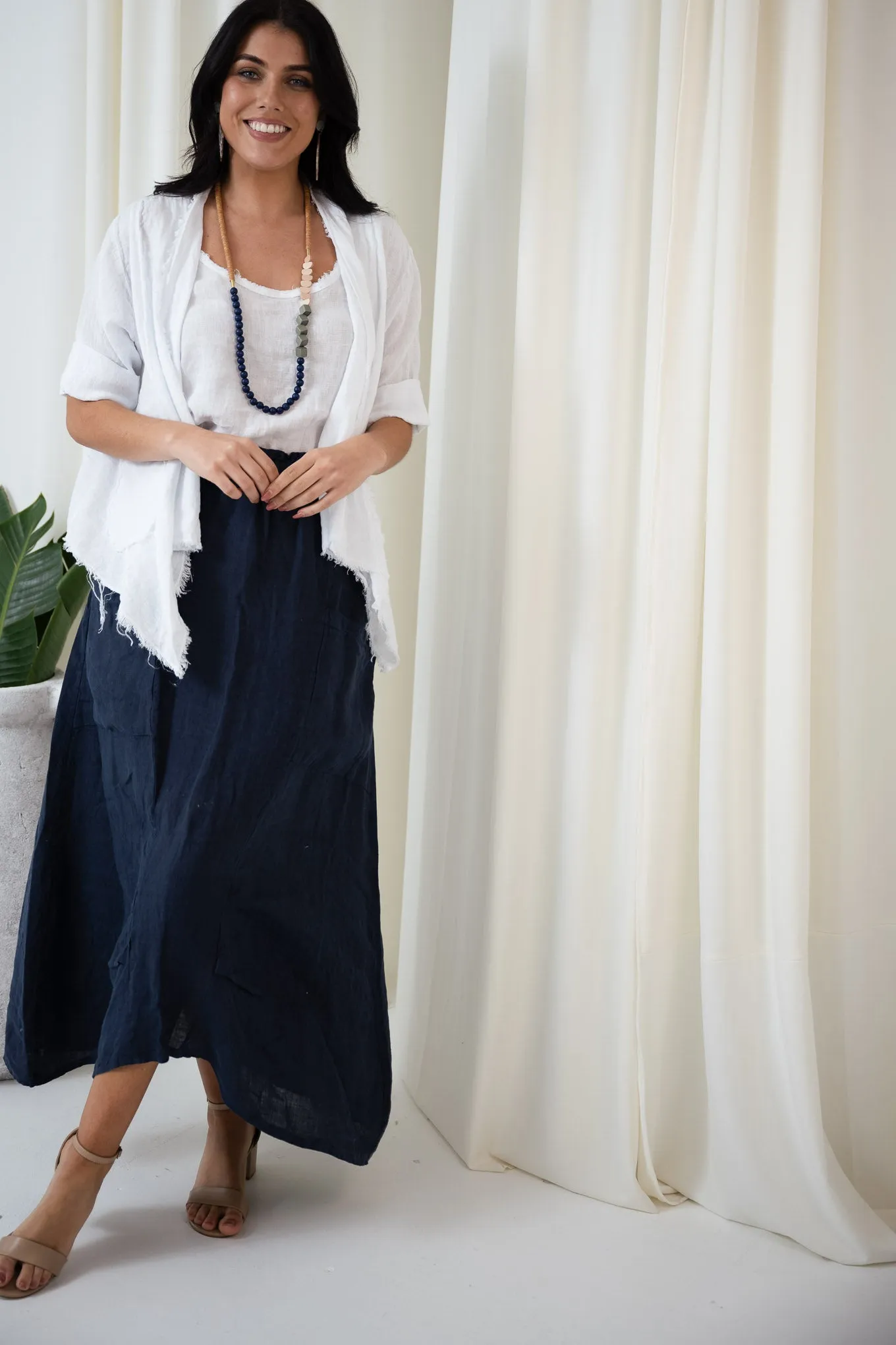 Luisa Cropped Jacket | White