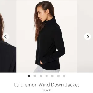 Lululemon Wind Down Jacket in Black EUC