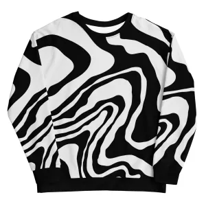Maadish | Black & White Marble Sweatshirt