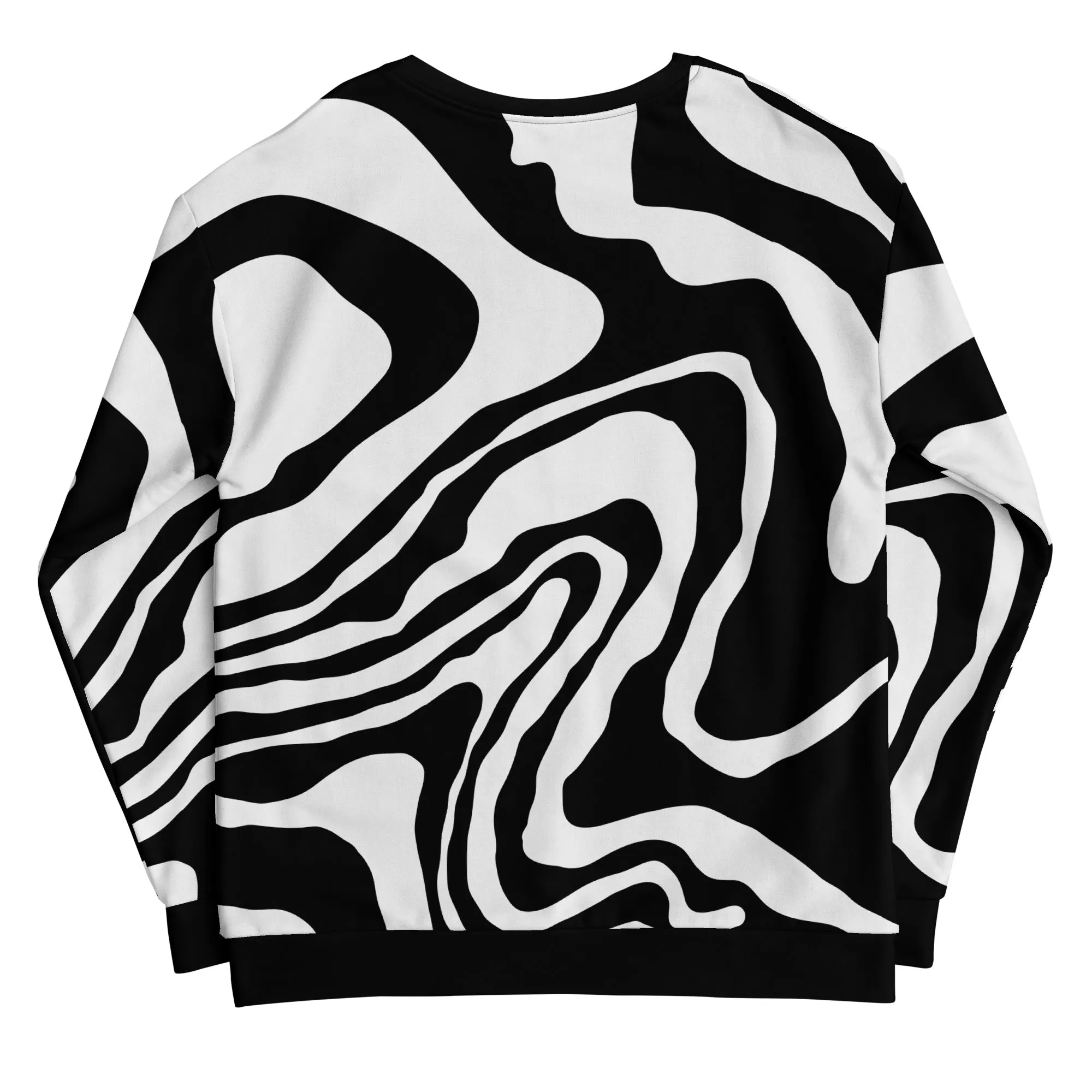 Maadish | Black & White Marble Sweatshirt