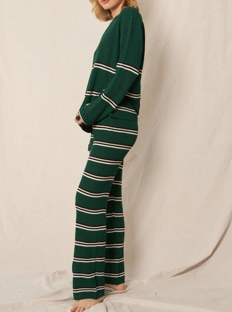 Mackenzie Multi Striped Sweater Top