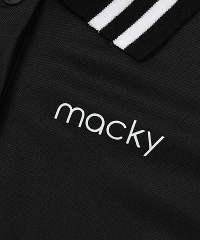 MACKY Golf: Lily Pk T-Shirt - Black
