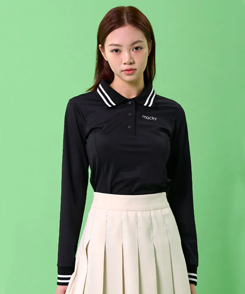 MACKY Golf: Lily Pk T-Shirt - Black