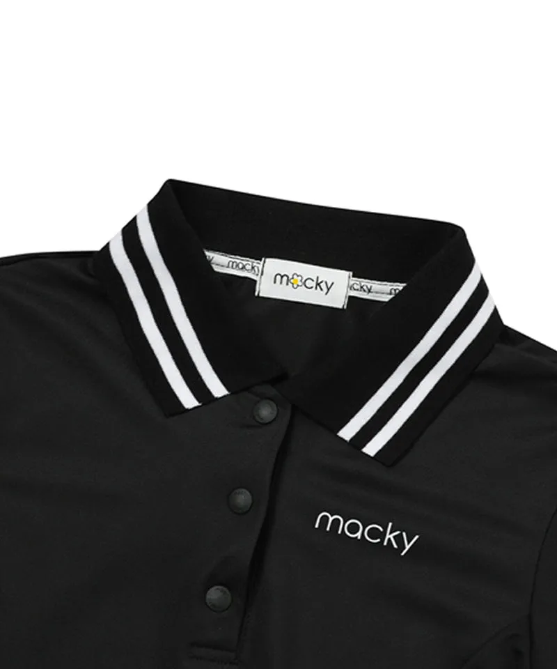 MACKY Golf: Lily Pk T-Shirt - Black