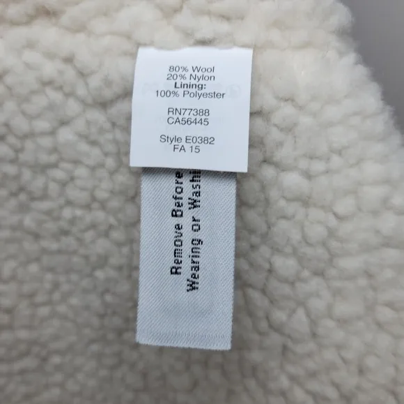 Madewell Fireside Sherpa-Lined Wool Vest Buffalo Plaid Size XS
