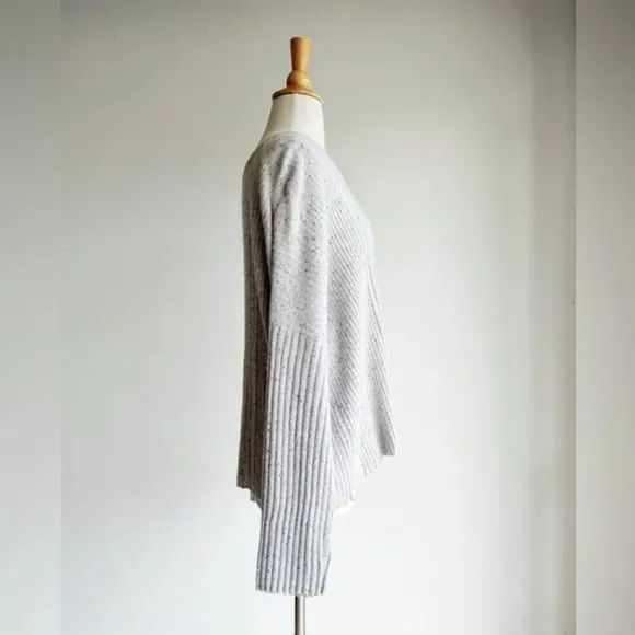 MADEWELL | Soft Grey Relaxed Crew Neck Sweater | XL