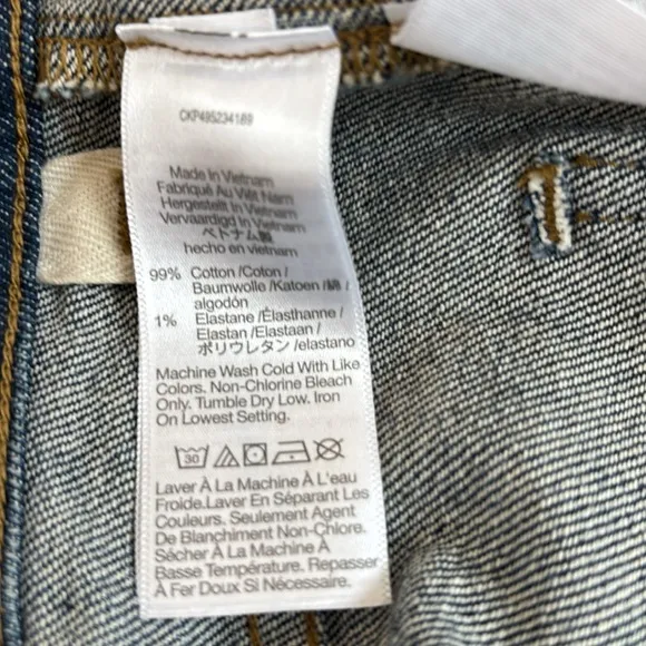 Madewell The Denim Emmett Patch Pocket Shorts in Archbald Wash Size 29. NWT
