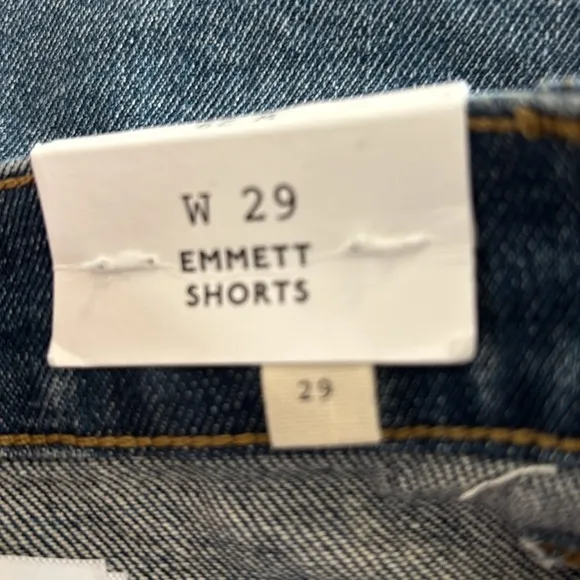 Madewell The Denim Emmett Patch Pocket Shorts in Archbald Wash Size 29. NWT