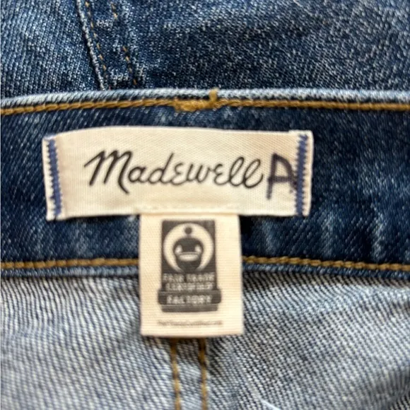 Madewell The Denim Emmett Patch Pocket Shorts in Archbald Wash Size 29. NWT