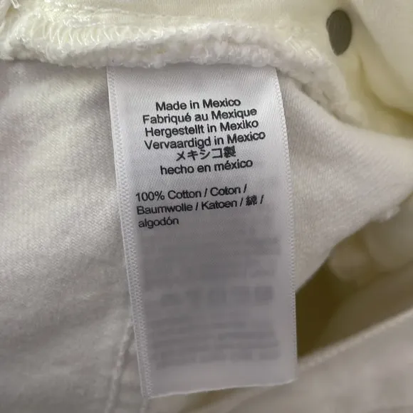 Madewell White Dad Jeans
