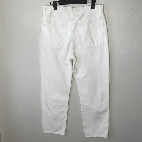 Madewell White Dad Jeans